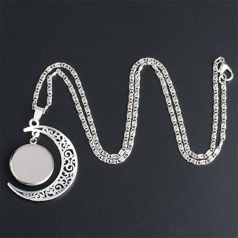 Moon Pendant Demon Slayer Necklace-09