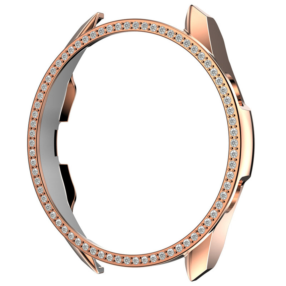 Bling Diamond Frame PC Cover For Galaxy Watch 3 41MM/45MM-Rose Gold