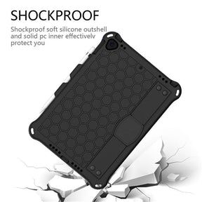 Hive iPad Case For iPad Pro/Air 10.5/iPad 10.2 Durable Stand Cover With Shoulder Strap-Black