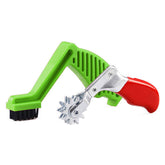 Car Polishing Pad Conditioning Brush and Polishing Spur Tool Set-Green