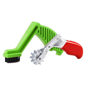 Car Polishing Pad Conditioning Brush and Polishing Spur Tool Set-Green