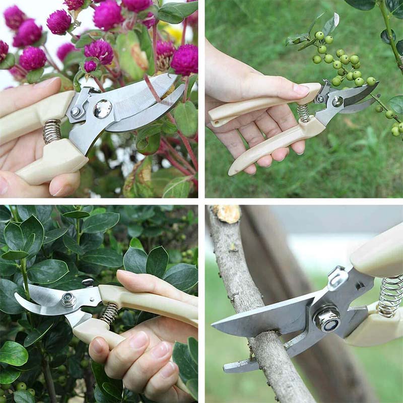 Garden Pruning Shears Ultra Lightweight Professional Gardening Scissors for Cutting Live Flowers Plants Light Branches