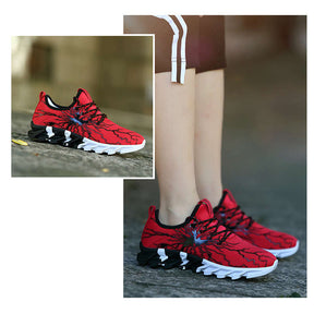 Mens Road Running Shoes Lightweight Sneakers for Men and Women-Red