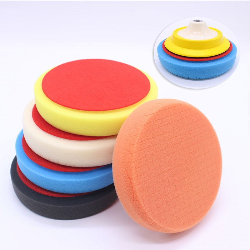 5Pcs 6 Inch Polishing Sponge Pads For Car Compounding Waxing