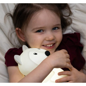 Hug Fox Kids Night Light Silicone LED Lamp Remote Operated USB Rechargeable Battery 9 Available Colors