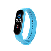 Xiaomi Band 5 Watch Bands Silicone Quick Release Strap Waterproof Replacement Wristband For Women-Sky Blue