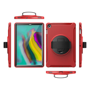 Spider Man 3-Layer Heavy Duty Tablet Case For Samsung Galaxy Tab S5E 10.5 (2019) T720-Red