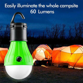 LED Portable Tent Light 4 pcs Hook Camping Emergency Light-Hiking Fishing Power Outage