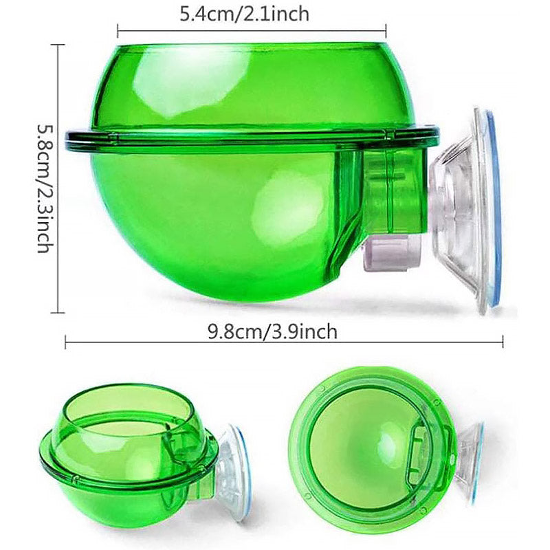 2 Pcs Reptile Suction Cup Feeder Suitable for Chameleon