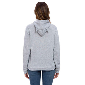 Women Teen Girls Cat Printed Hoodie Sweatshirt Cute Cat Ear Pullover Sweatshirt-Gray