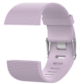 Soft Silicone Band For Fitbit Surge Smart Watch Replacement Accessories-Light Purple