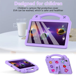 StrawberryTablet Case with Holder Shoulder Strap for Samsung 10.1 inch Galaxy Tab A T510/T515-LightPurple