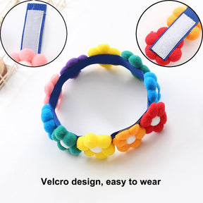 Pet Collar Cute Plush Flower Costume Accessories Necklace for Dog Cat