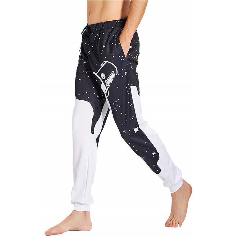 Boys Jogger Pants Funny 3D Graphic Sweatpants Athletic Sports Pants for Kids-Stars