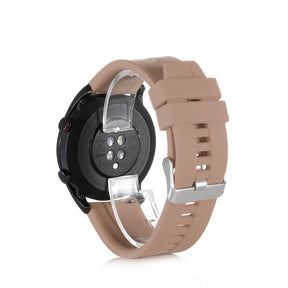 22MM Silicone Watch Bands Quick Release Strap Replacement Wristband For Huawei GT/Huawei GT 2 For Women-Brown