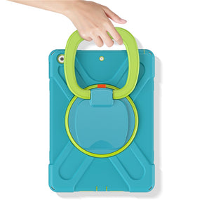 B-OnePiece iPad Case+Neck Strap For iPad Mini 1/2/3/4/5/6-LightBlue&Olivia