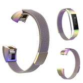 Magnetic Milanese Stainless Steel Strap  For Fitbit Alta/Alta HR Fashion Accessorie-Colorful