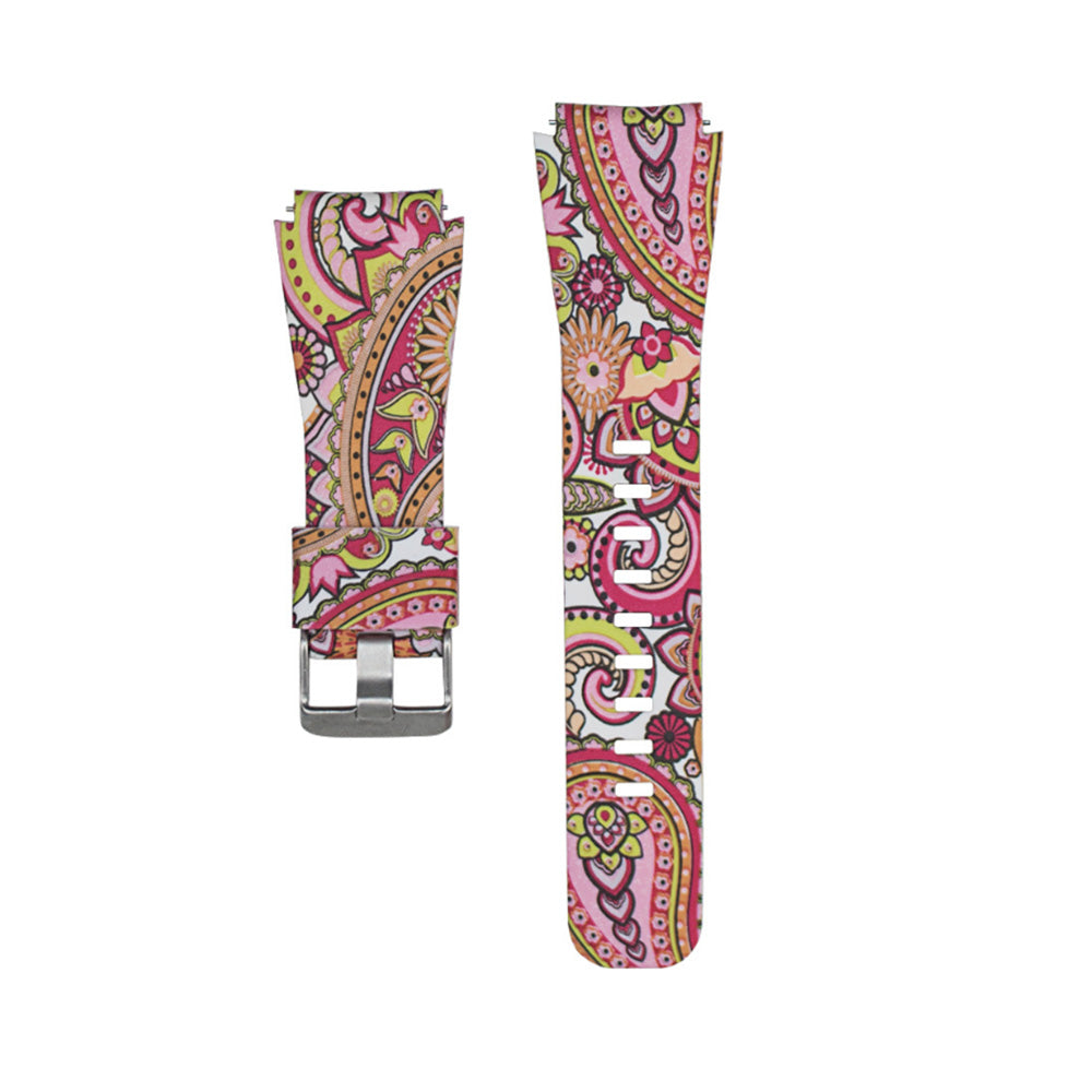 Silicone Printed Pattern Bands Square Buckle For Samsung S3/Galaxy Watch 46mm(Printed14)