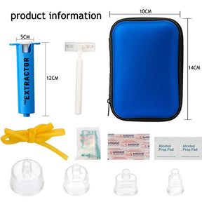 Emergency First Aid Supplies Venom Extractor for Hiking Backpacking Camping