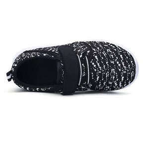 Kids Lightweight Breathable Running Sneakers Sport Casual Shoes for Boys Girls-Black