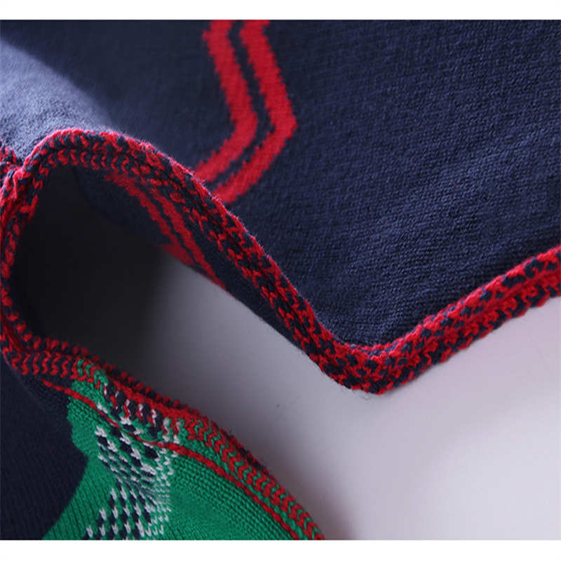 Toddler Boys Long Sleeve Knitted Sweatshirts Cartoon Dinosaur V-Neck Cardigan Sweaters-NavyBlue