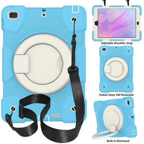 iPad Case For iPad 9.7/Air 2 with 360¡ãSwivel Stand-Sky Blue