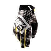 Motorcycle Gloves for Men and Women Full Finger Touchscreen Motorbike Gloves-Black White Lattice-LYX-08168