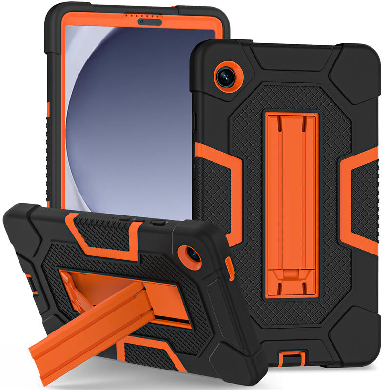 ShockProof Tablet Case with Stand for Samsung Galaxy A9 8.7 Inch-BlackOrange