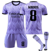 KROOS #8 Real Madrid Club Away Jersey 2022/23 Soccer Jersey Kit For Adult Kids