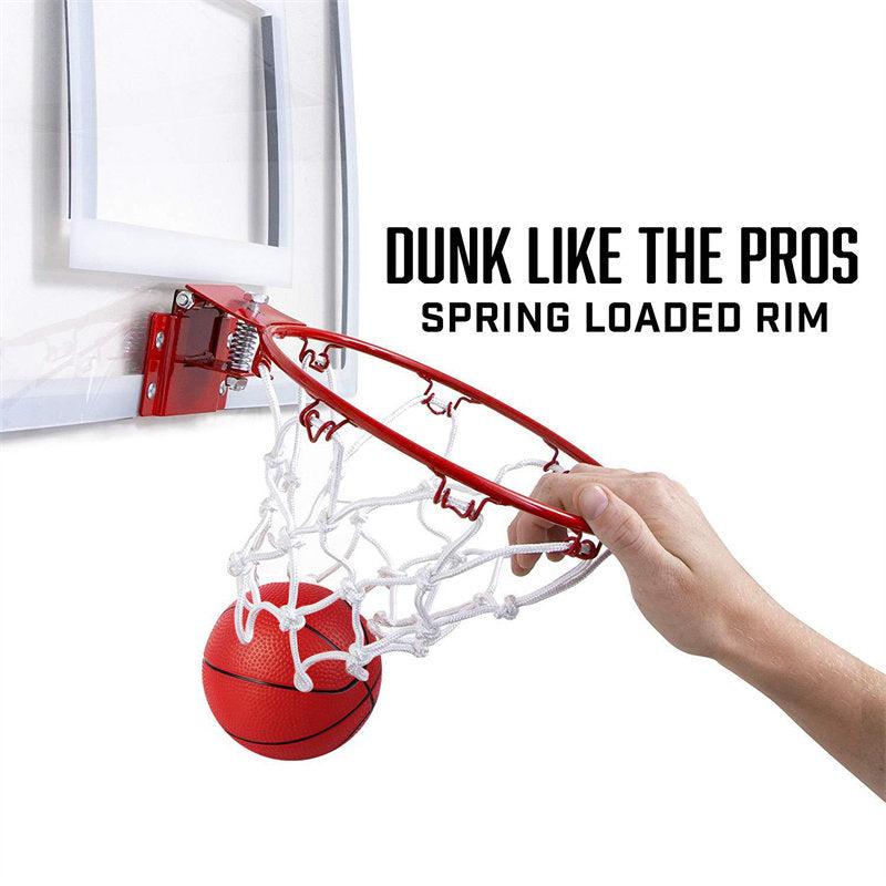 Indoor Mini Basketball Hoop Set Toy Gifts for Kids Boys Teens