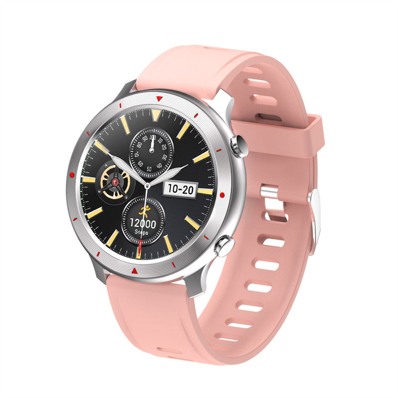 F87 Smart Watch with Bluetooth Call Music Body Energy Monitoring-Pink