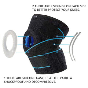 Knee Pads for Meniscus Tear Knee Pain Adjustable Knee Support Braces for Men and Women