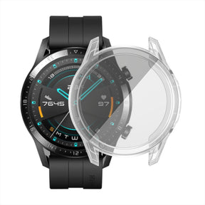 TPU Soft Slim Fall Prevention Full Cover Watch Case For Huawei GT2 46MM-Clear