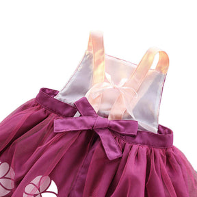 Girls Princess Apron Strap Dress Backless Smock-Sofia