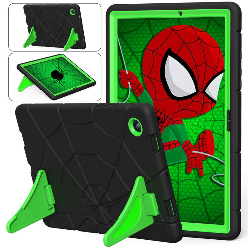 Spiderman Tablet Case for Samsung tab A8 10.5 X200/X205 2021-BlackGreen