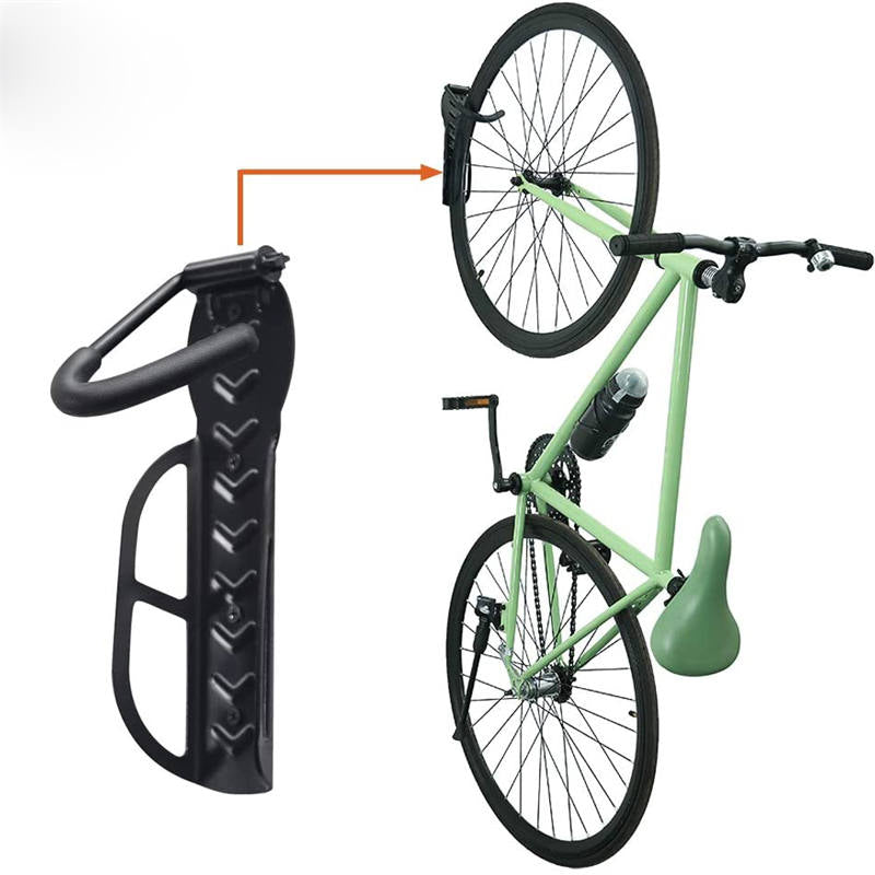 2 Pack Bike Rack Garage Wall Mount Bicycles Storage Vertical Bike Hook for Indoor