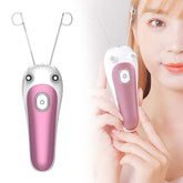 Electric Women Facial Hair Remover Beauty Facial Cotton Threading Hair Shaver-Pink