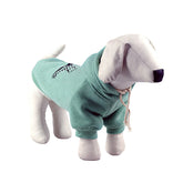 Small Dog Cotton Sweater Autumn and Winter Pet Clothes Dog Clothing-FlowerGreen