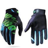 Motorcycle Gloves for Men and Women Full Finger Touchscreen Motorbike Gloves-Green Black-LYX-08168