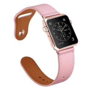 Leather Loop Replacement Band for iWatch Series SE/6/5/4/3/2/1-Pink