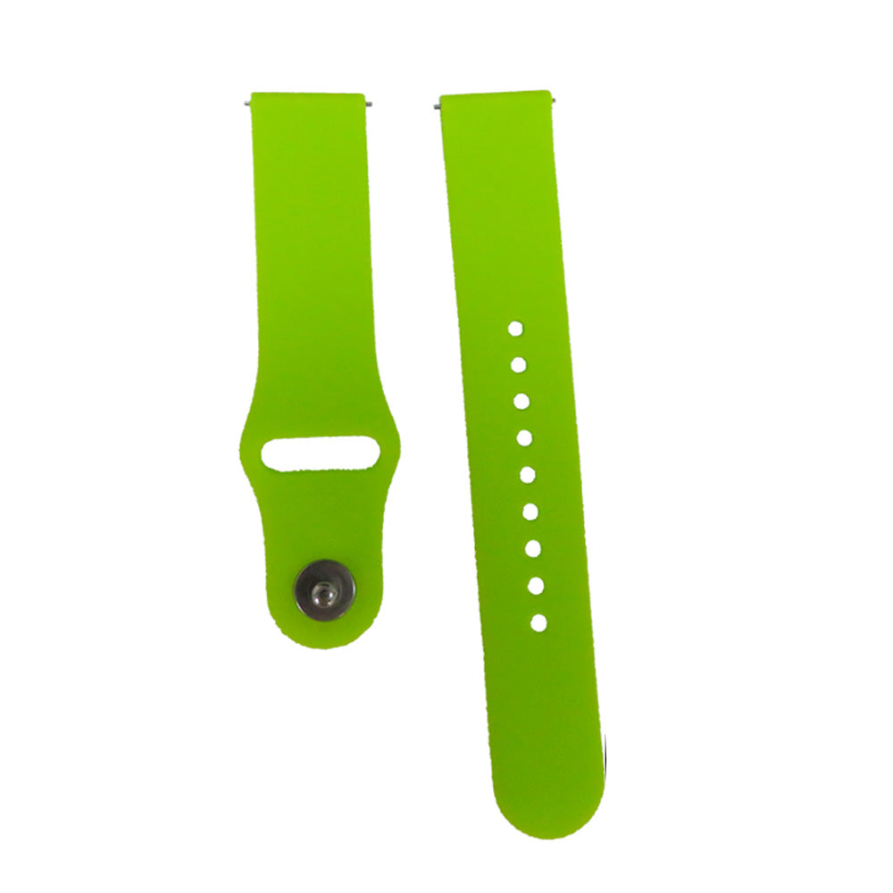 FKGJ 20MM Silicone Watch Bands Quick Release Strap Replacement Wristband For Samsung For Women-Green