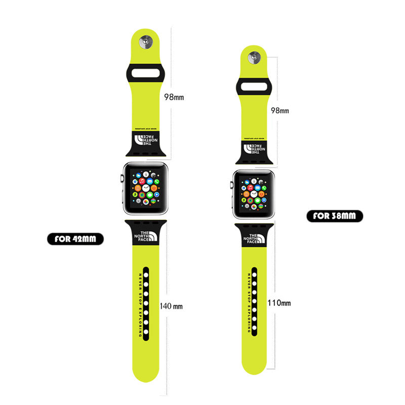 Sports Band Soft Silicone Breathable Waterproof for Apple Watch-Green2