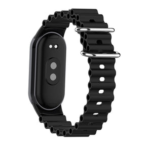 Ocean Loop Strap WaterProof Sport Replacement for Mi 8 Watch-Black