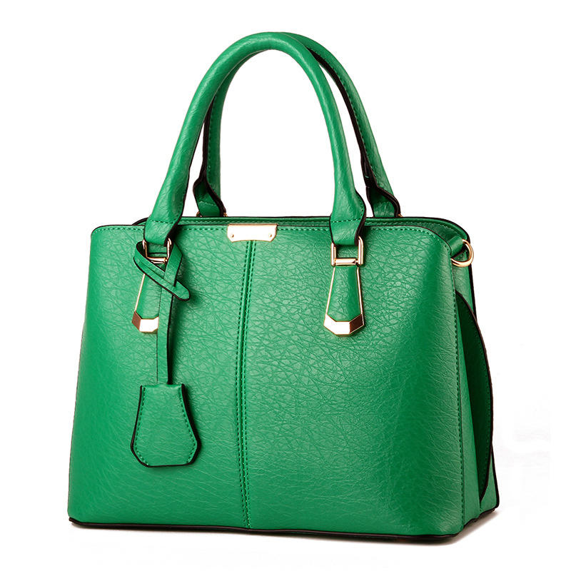 Womens Fashion Handbags Top Handle High Capacity Tote-Green