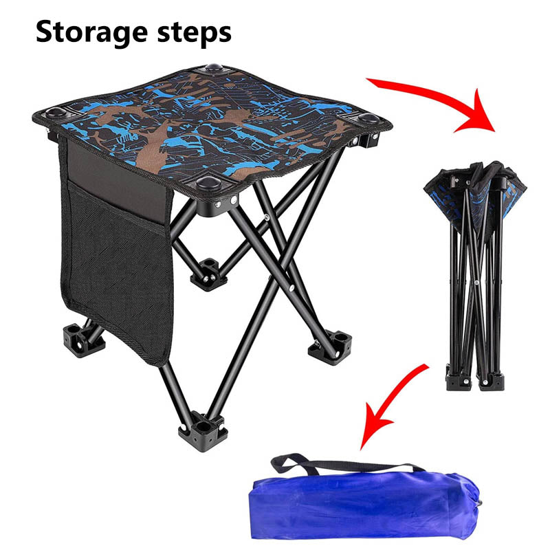 Small Folding Stool with Carry Bag for Camping Fishing