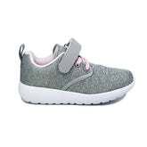 Lightweight Toddler Shoes for Boys Girls Breathable Mesh Velcro Sneakers-Grey