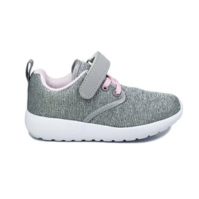 Lightweight Toddler Shoes for Boys Girls Breathable Mesh Velcro Sneakers-Grey