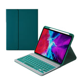 Removable Square Keyboard Case For iPad 7 Color Backlit with Pen Slot Wireless BT Lightweight Case-Jasper