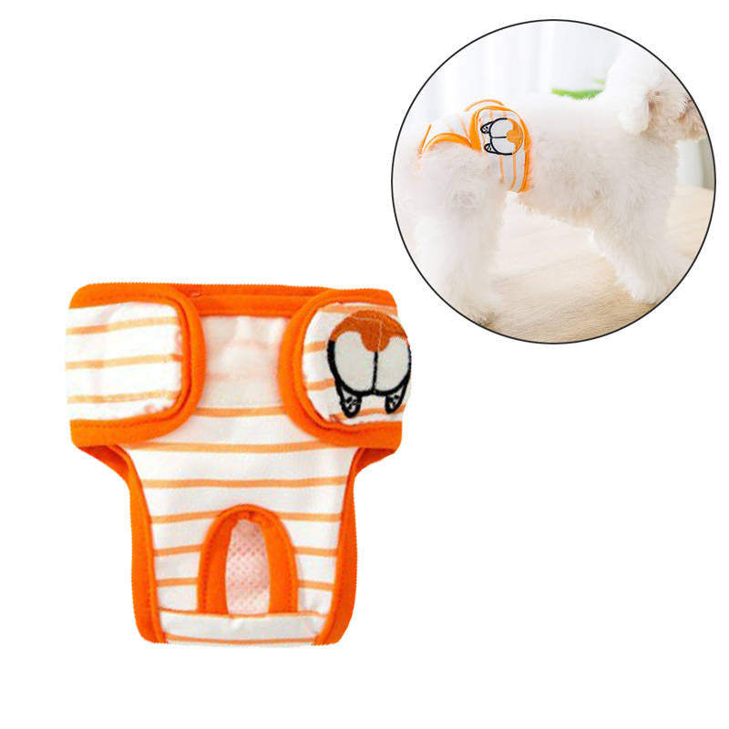 Washable Diapers Reusable Highly Absorbent for Doggy Female in Period-Corgi