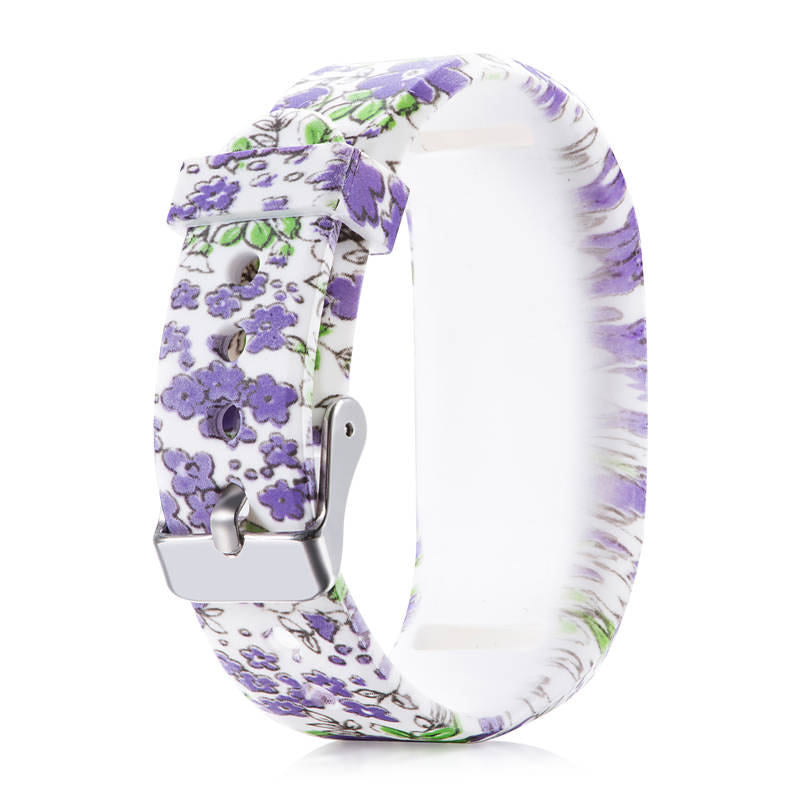 Compatible With Garmin Vivofit JR /Vivofit 3 Soft Silicone Colorful ReplacementWristbands-Color21